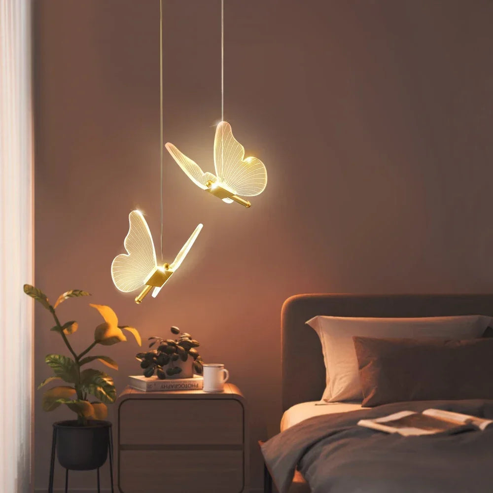 Schmetterlingsdesign - LED-Pendelleuchte,
