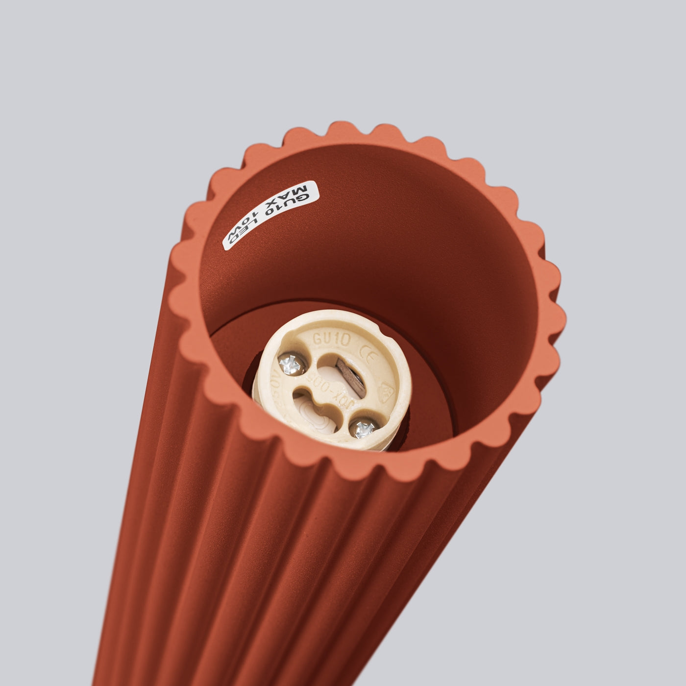Orbita - Ockerrote Deckenleuchte, 30 cm (GU10), aus