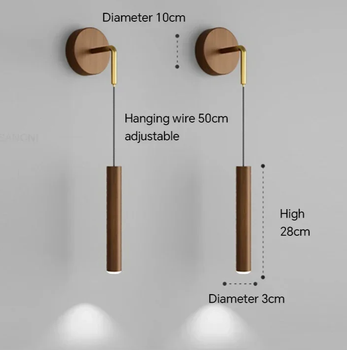 Murio - LED-Wandleuchte fürs Bett