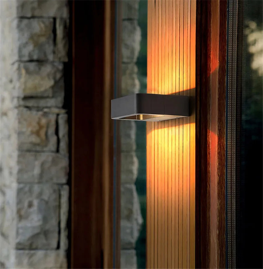 Terraza - Außenwandleuchte IP65, Aluminium