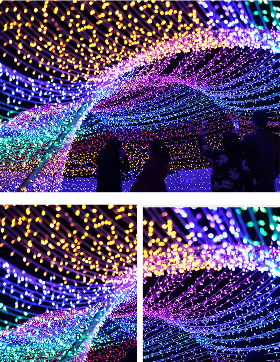 Lichtera - LED-Lichterkette 10/50/100 m mit 8 Modi