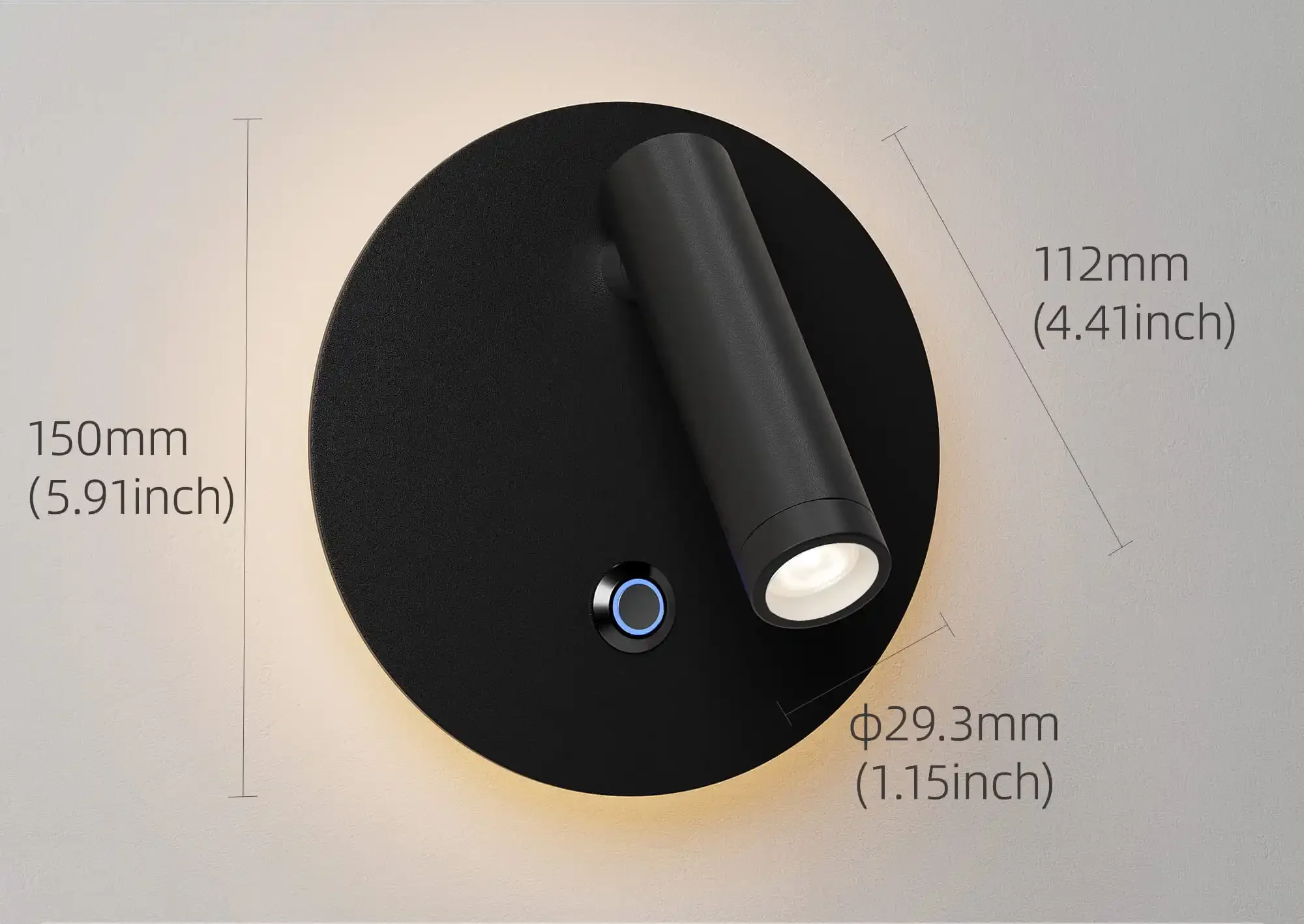 Aisilan TouchGlow LED-Wandleuchte