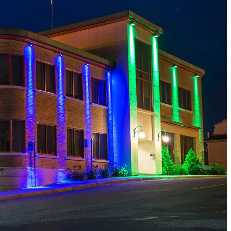Aussenlux - RGB-LED-Außenstrahler 12 W IP66 mit