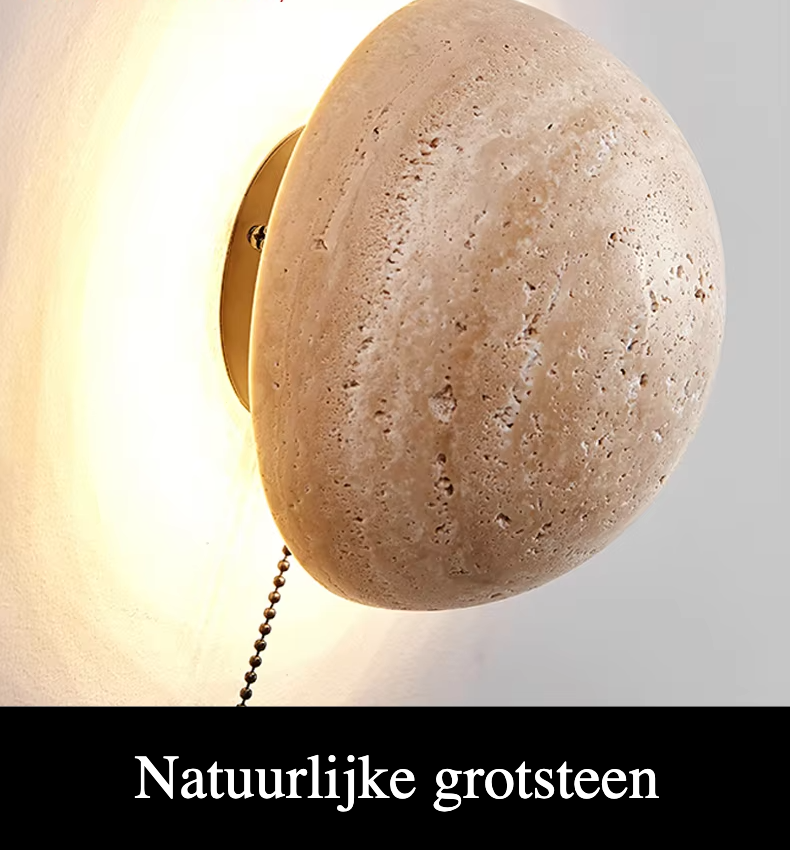 Mureto - Wabi-Sabi-Marmor-Wandleuchte