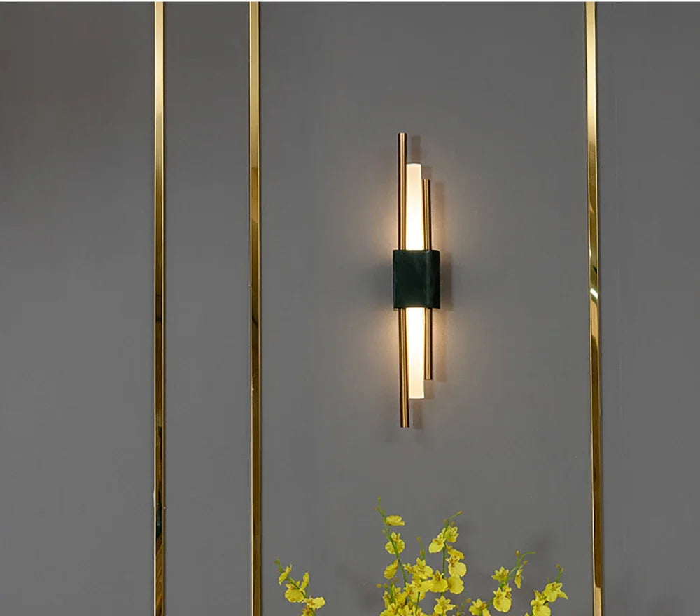Murena - LED-Wandleuchte in Marmoroptik für den Innenbereich