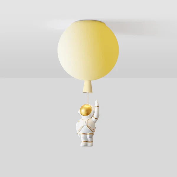 Mond - LED-Deckenleuchte Mond & Astronaut aus Acryl