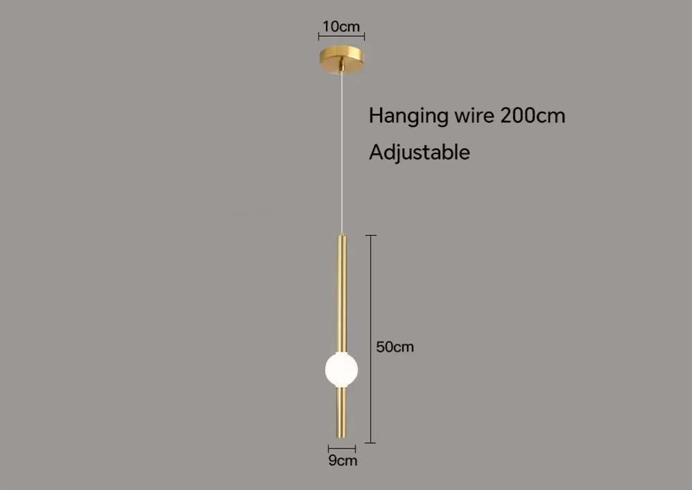 Geometrische - LED-Pendelleuchte aus Metall