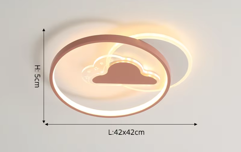 Vortex - LED-Deckenleuchte für Kinderzimmer, dimmbar mit