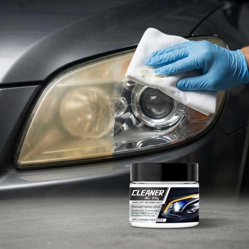 LinsenGlanz - Scheinwerfer-Polierpaste für Fahrzeugoberflächen