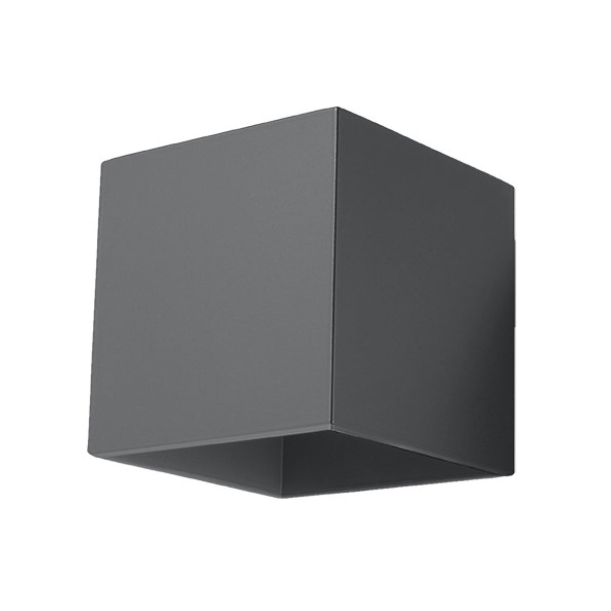 Glinto - Anthrazitfarbene Wandleuchte Quad 1