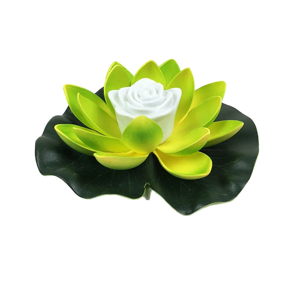 Schwimmende - Lotuslampe mit LED