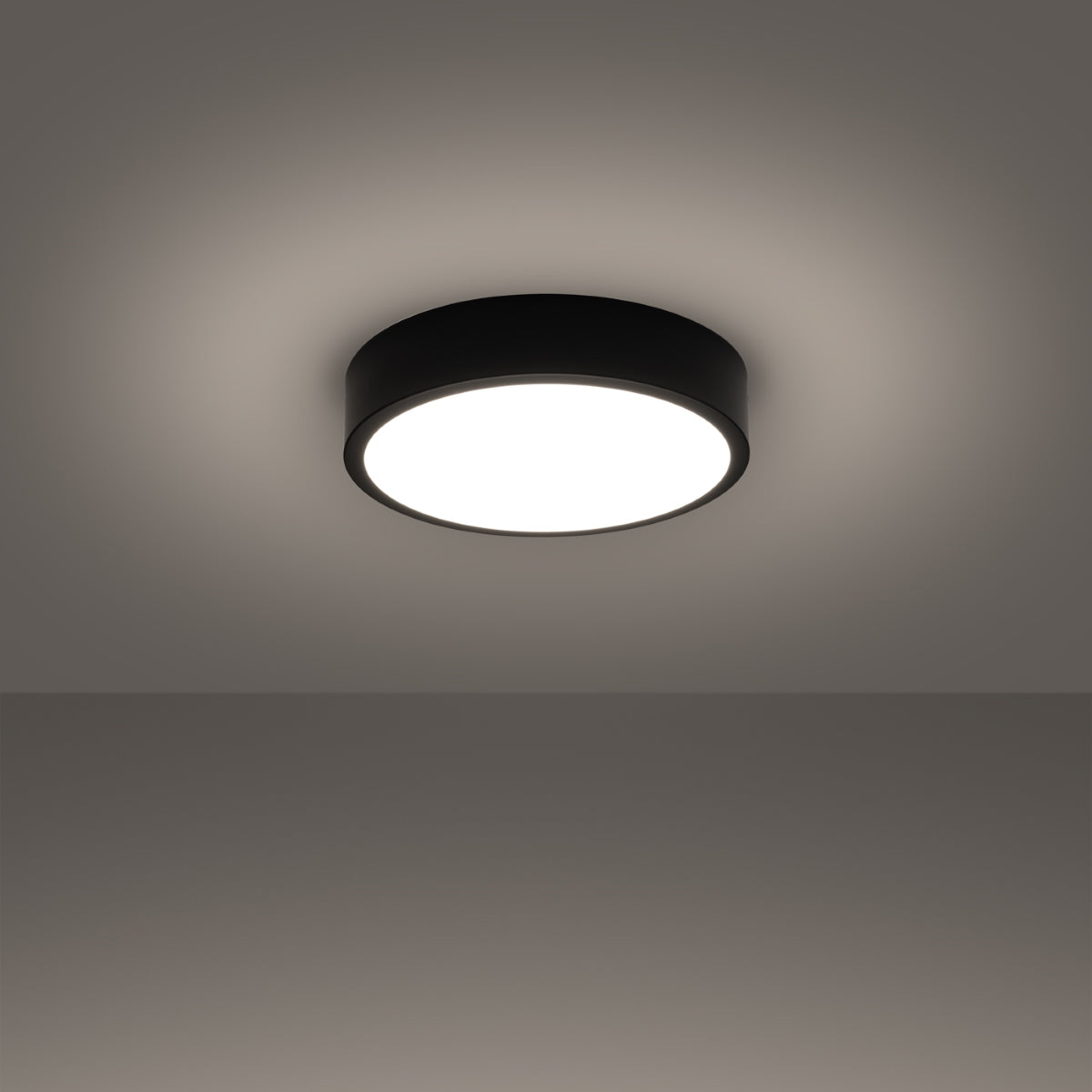 Lucero - LED Deckenlampe Ø30 cm Schwarz
