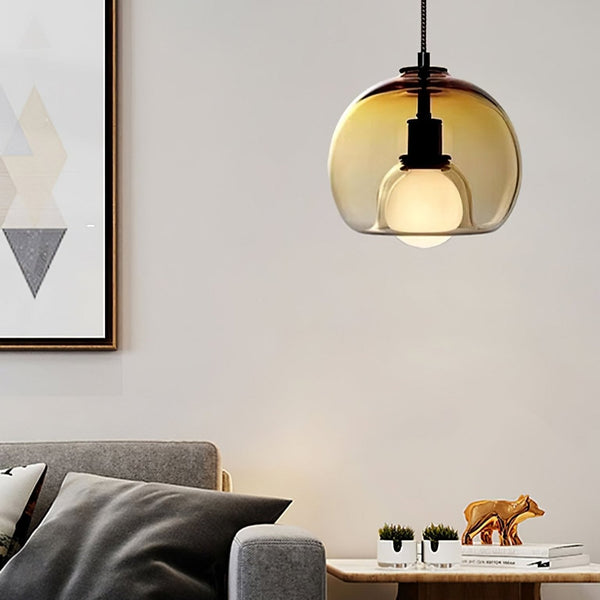 Aurela - Moderne, minimalistische Glaspendelleuchte