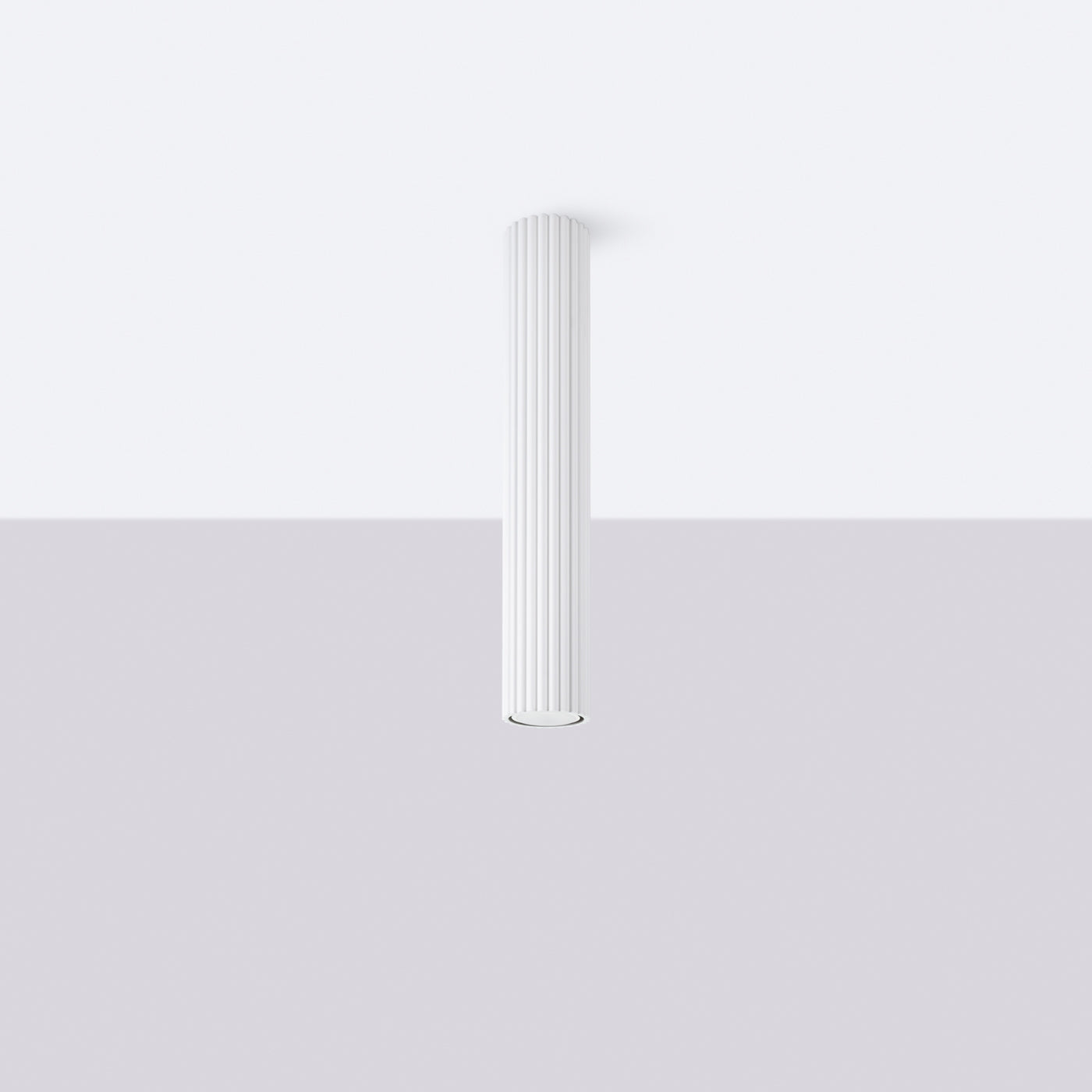 Halona - Deckenleuchte weiß als hoher Röhren-Spot 40 cm