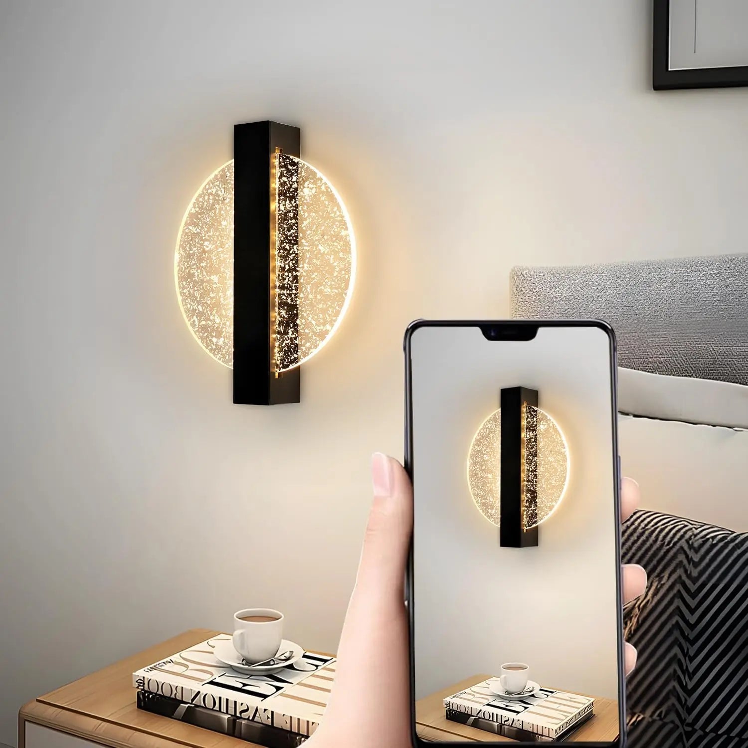 Luara - Runde LED-Wandleuchte 3500K