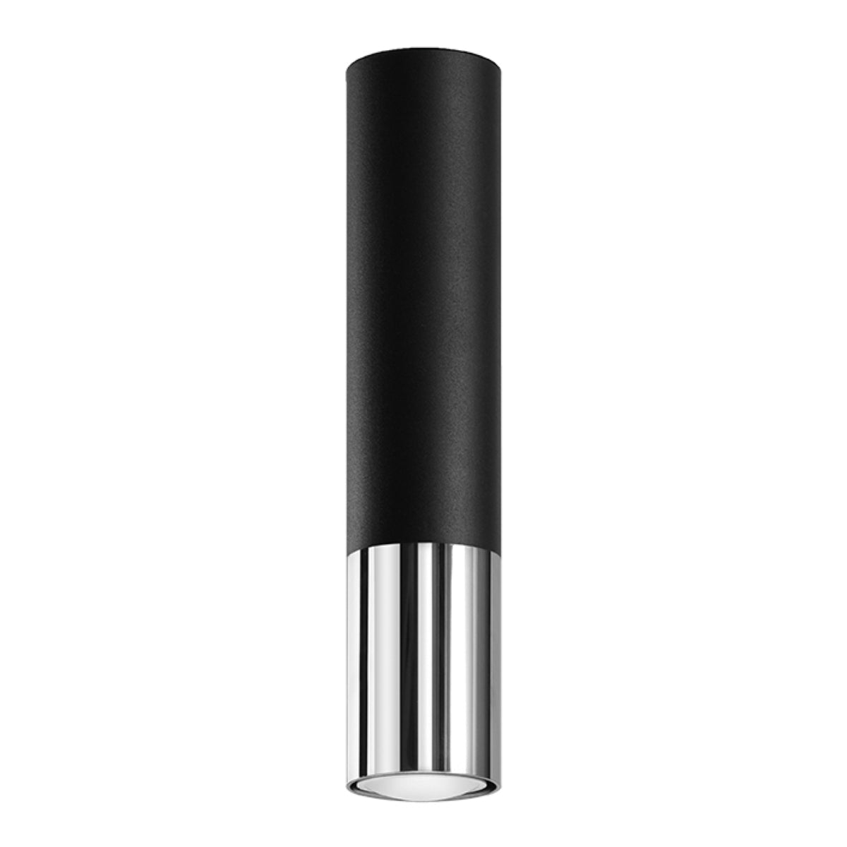 Deckenstrahler - GU10, 1-flammig, schwarz/chrom