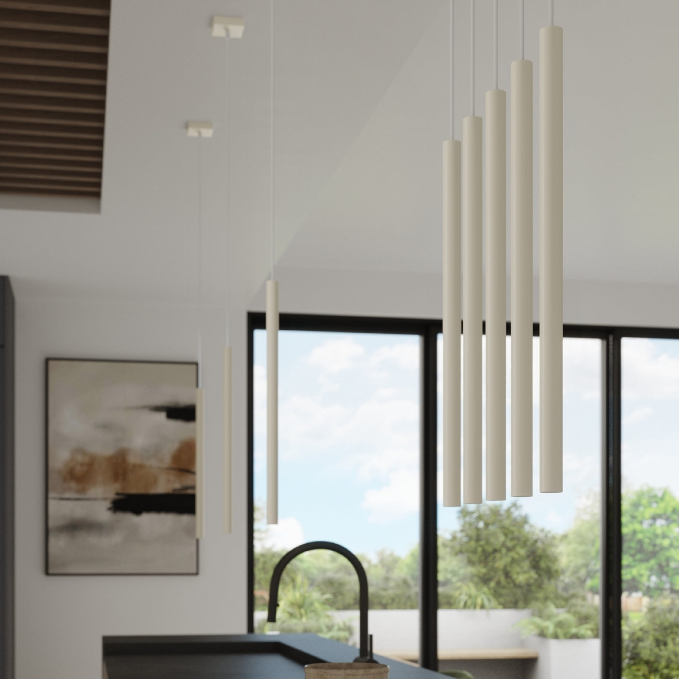 Pastelo - 2 Wandleuchte, beige, aus Stahl