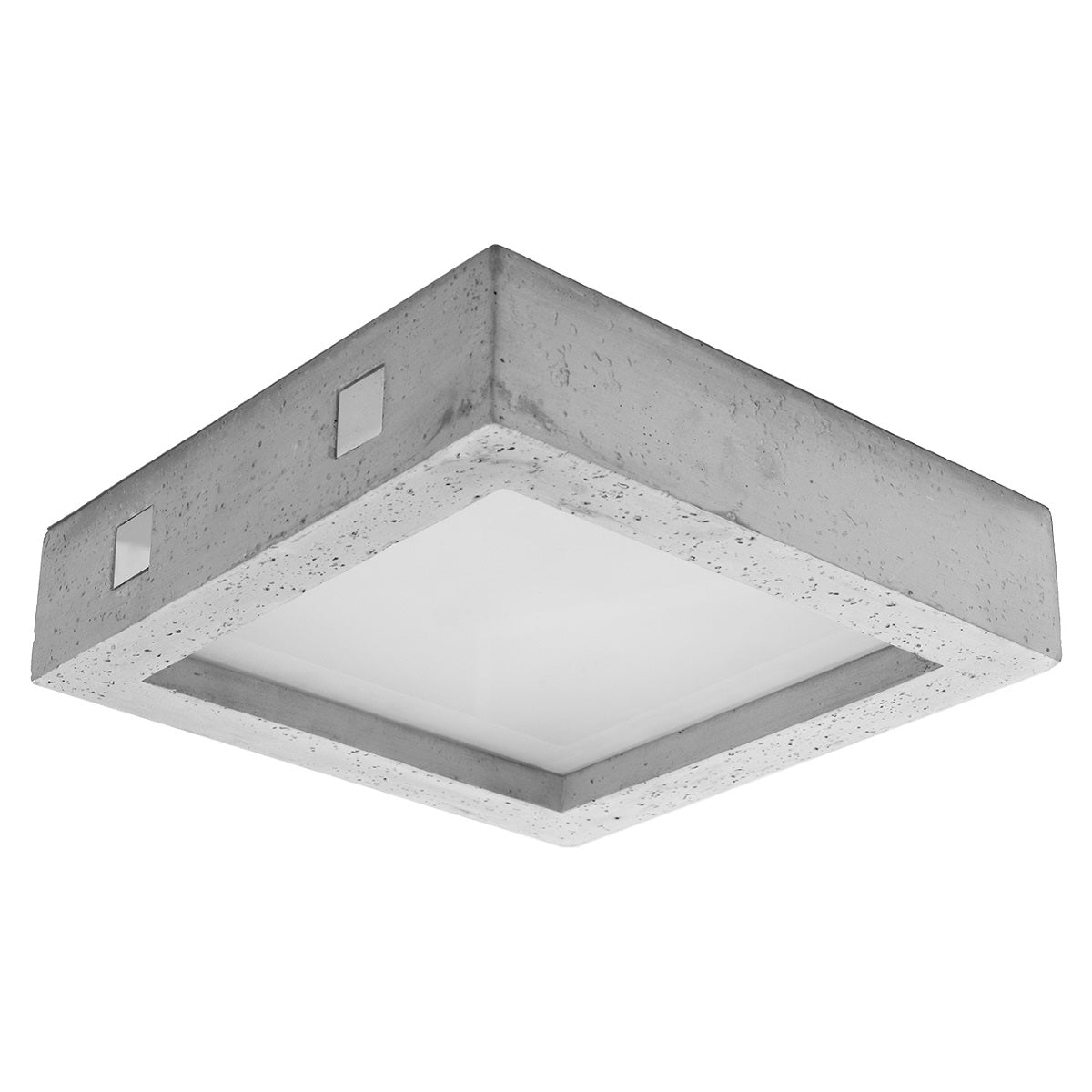 Quadratische - Deckenleuchte aus Beton