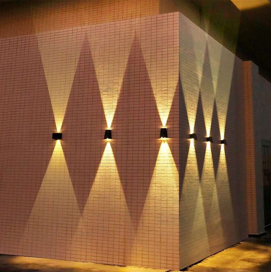 Aussenlux - Solar LED Wandleuchte Außen IP54