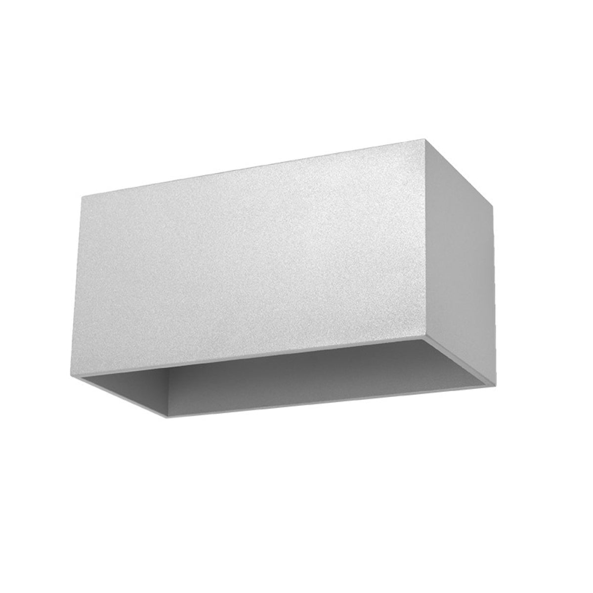 Lumera - QUAD MAXI Wandleuchte, grau, aus Aluminium