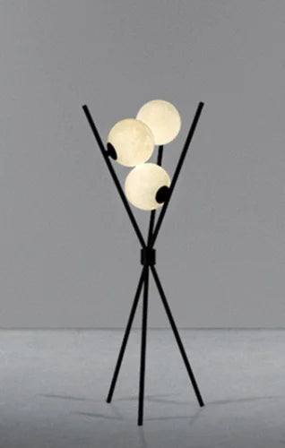 LunaGlow - 3D-Mond-Stehleuchte mit Stativ