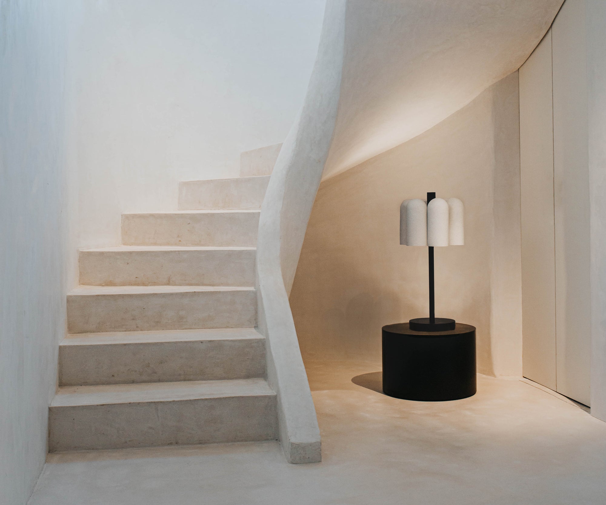 Metall/Glas - Designer-Tischleuchte, Metall/Glas