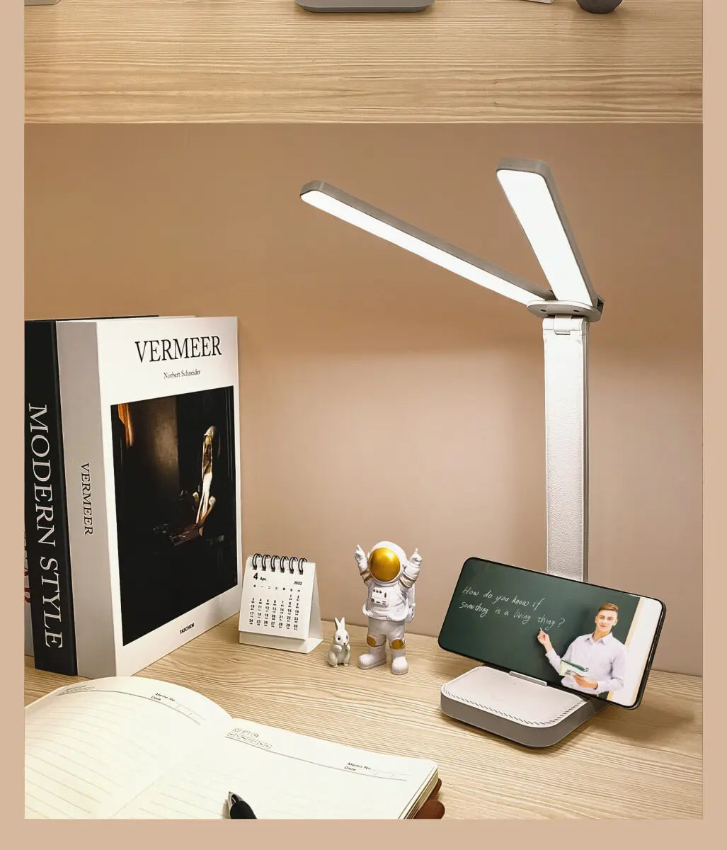 Focalia - Kabellose LED-Schreibtischlampe, per Touch dimmbar