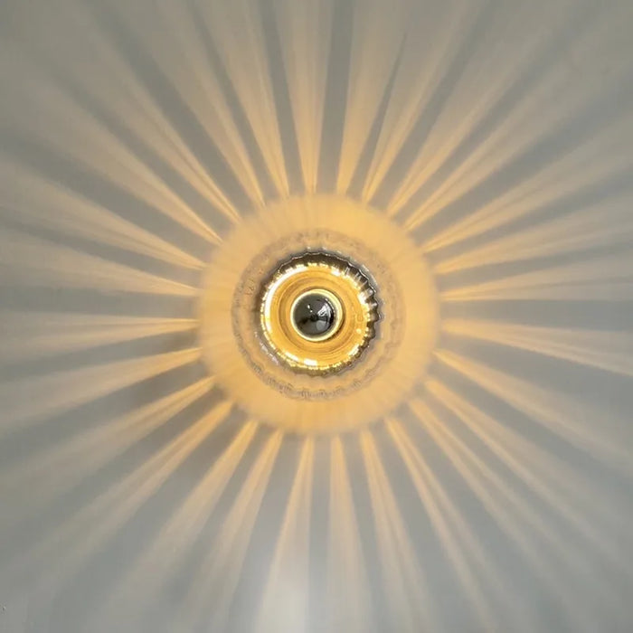 Skandinavische - Bauhaus-Wandleuchte, Glas