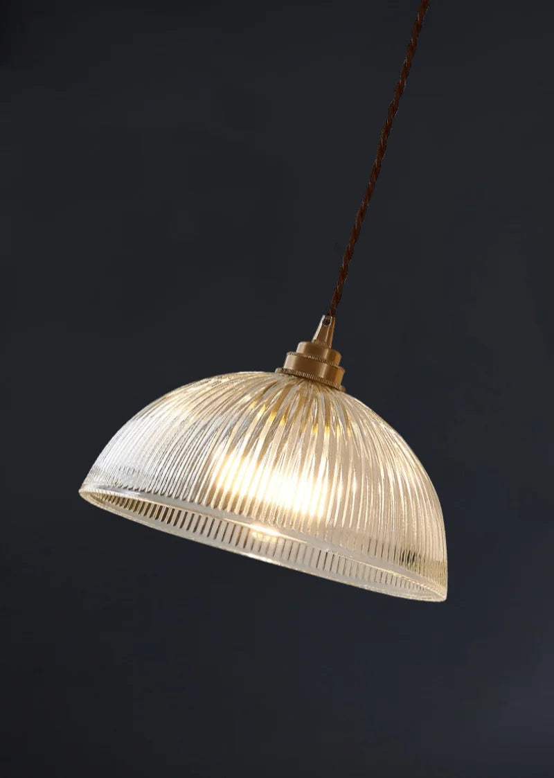Nimbus - LED-Pendelleuchte aus Kupfer und Glas