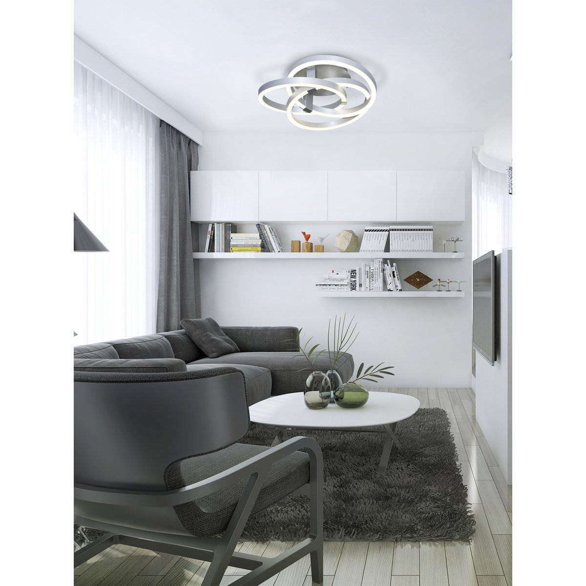 Divora - Smart-Home-LED-Deckenleuchte Divora