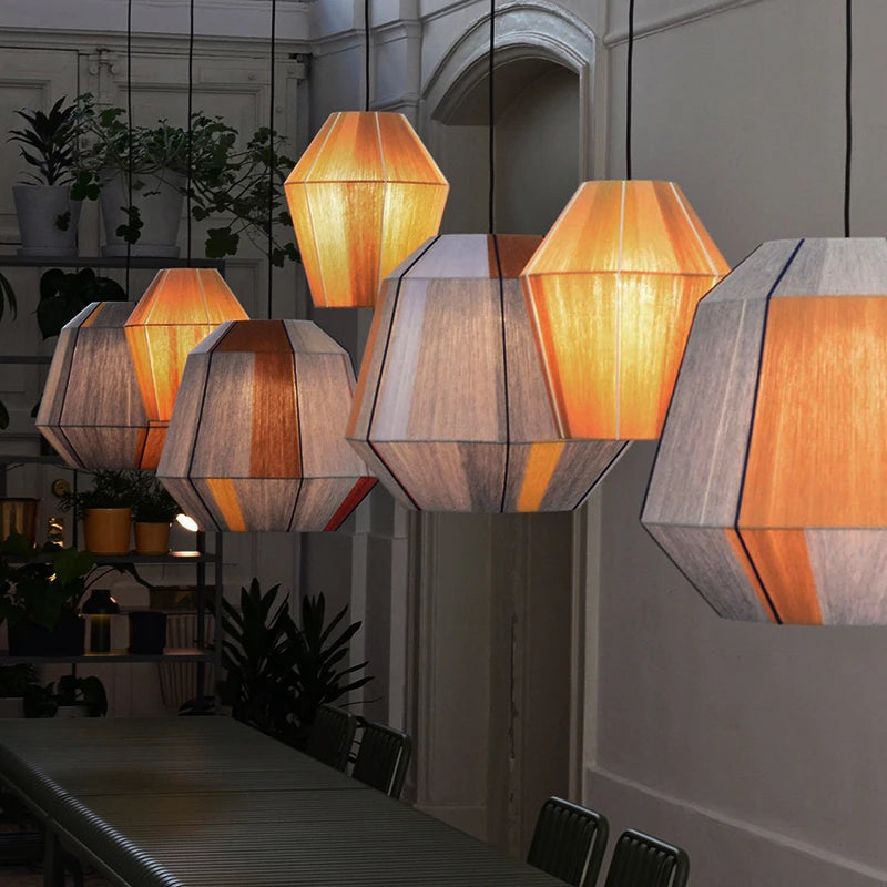 Rattan - Candy Pendelleuchte aus Hanfseil