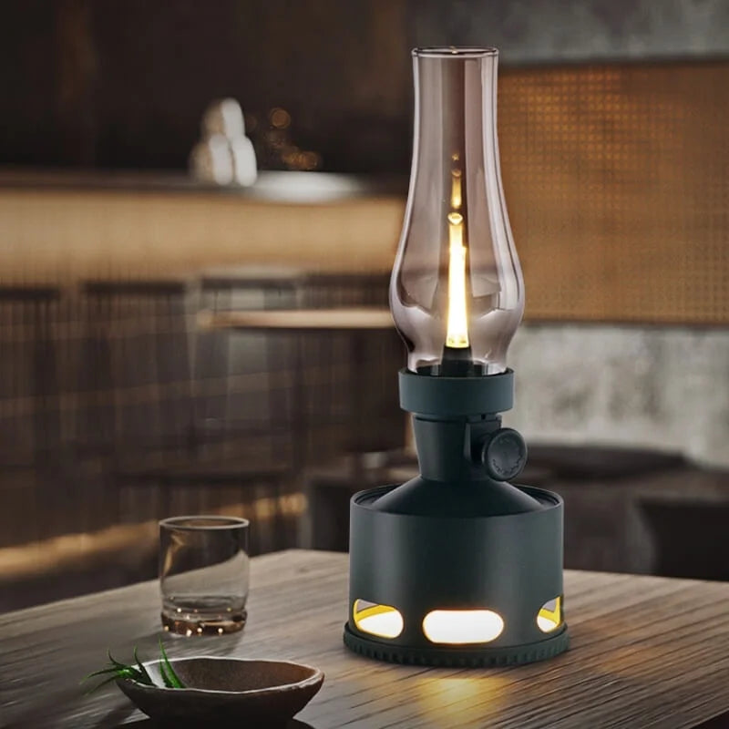 Nestor - Vintage LED-Laterne aus Aluminium & Glas