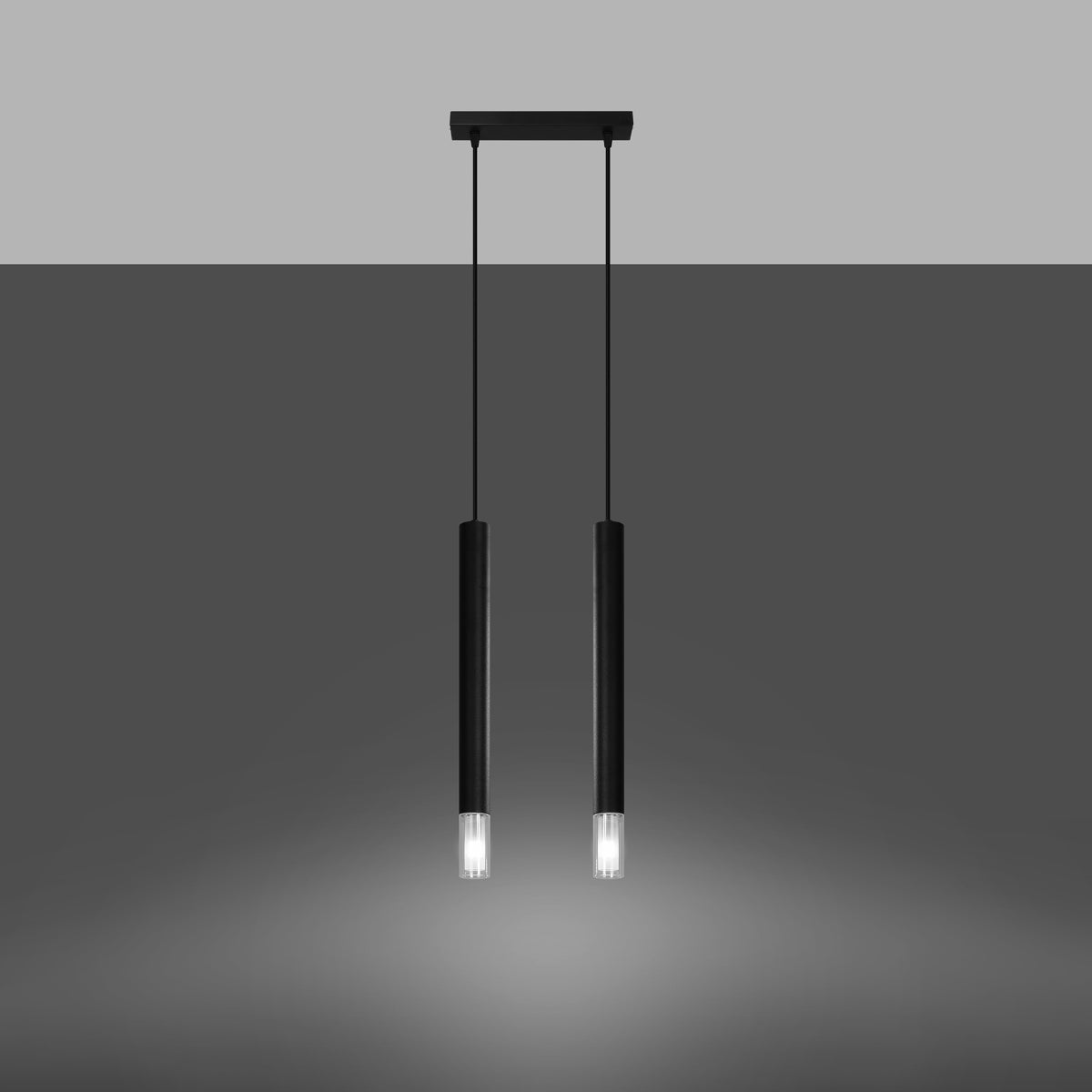 WEZYR - 2 Pendelleuchte, schwarz