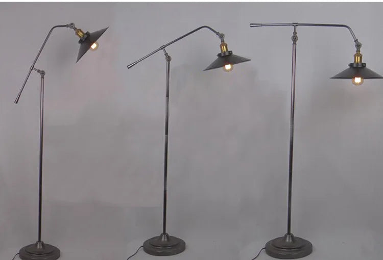 Stela - Retro-Stehlampe E27 mit LED-Leuchtmittel und