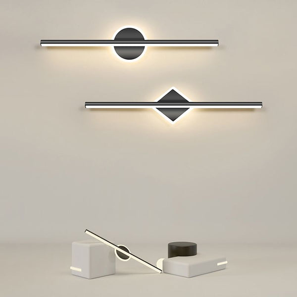 Leigh - LED-Wandleuchte, rund/quadratisch