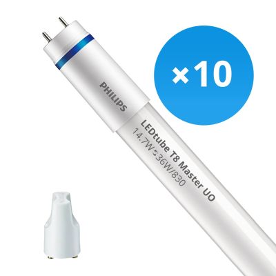 Ecobulb - Vorteilspack 10x Philips LED Röhre T8 MASTER