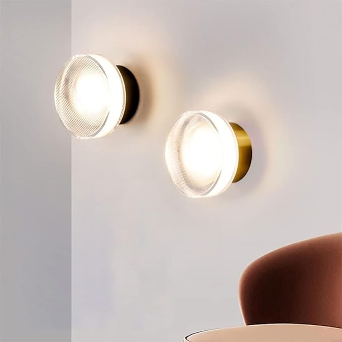Noctua - Moderne Glas Wandleuchte LED