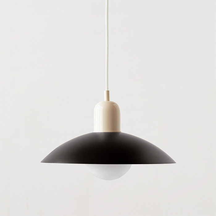 Macaron - Bauhaus Pendelleuchte, Metall & Glas