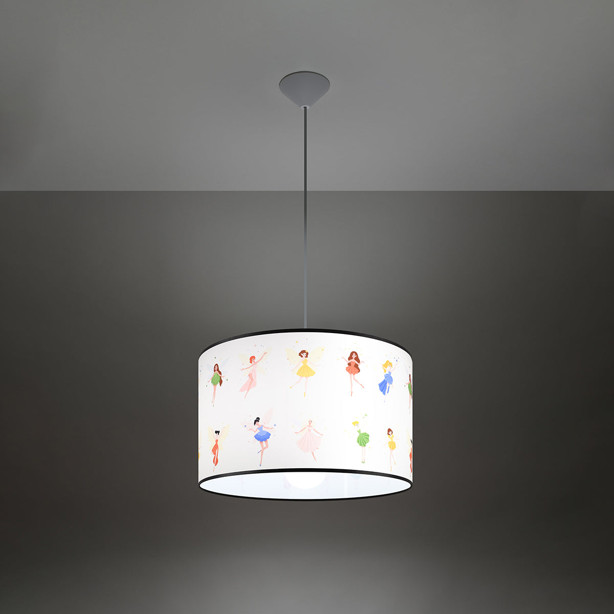 Kinderzimmer - Hängelampe 40 cm bunt