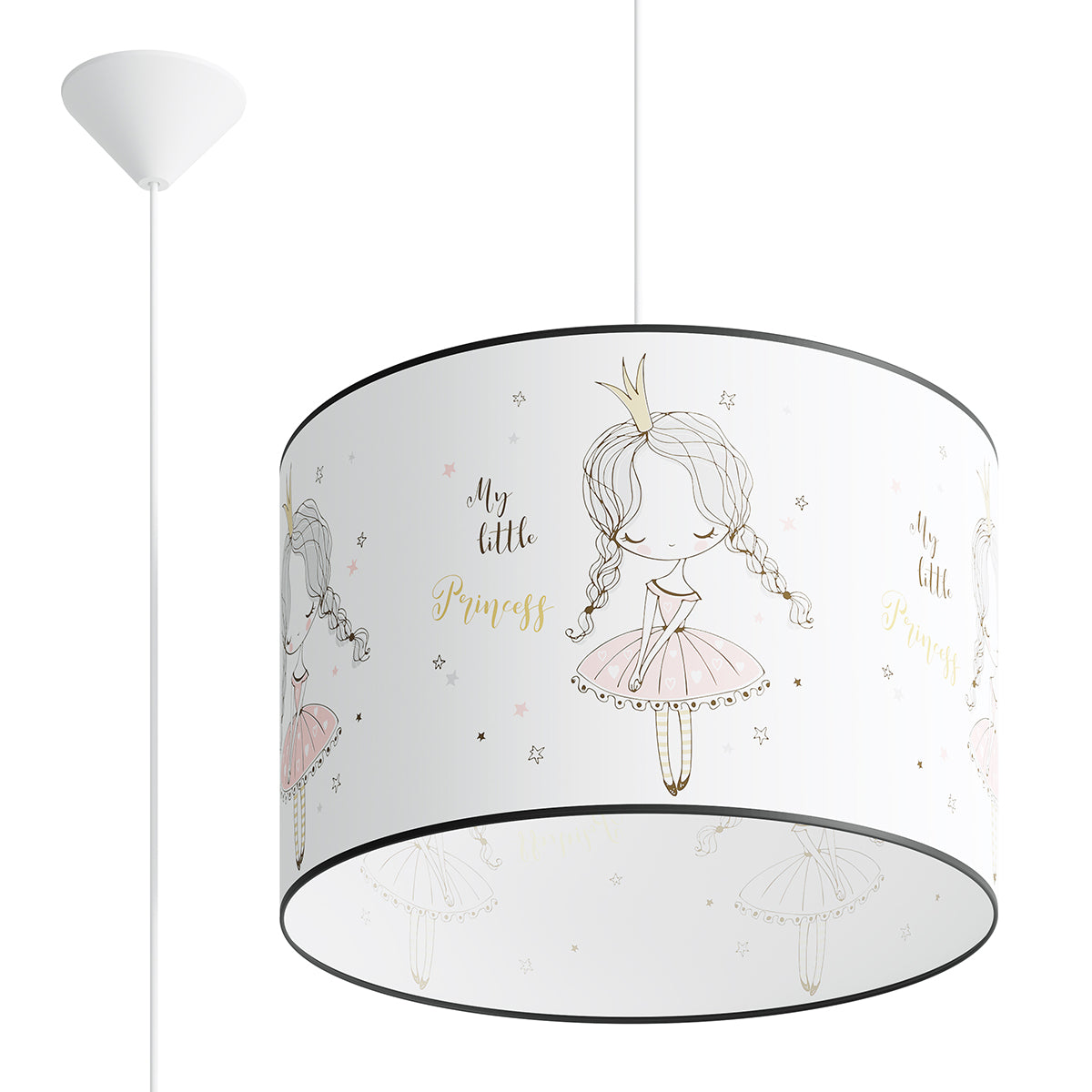 Lucero - Kinderzimmer-Hängeleuchte 40 cm, bunt
