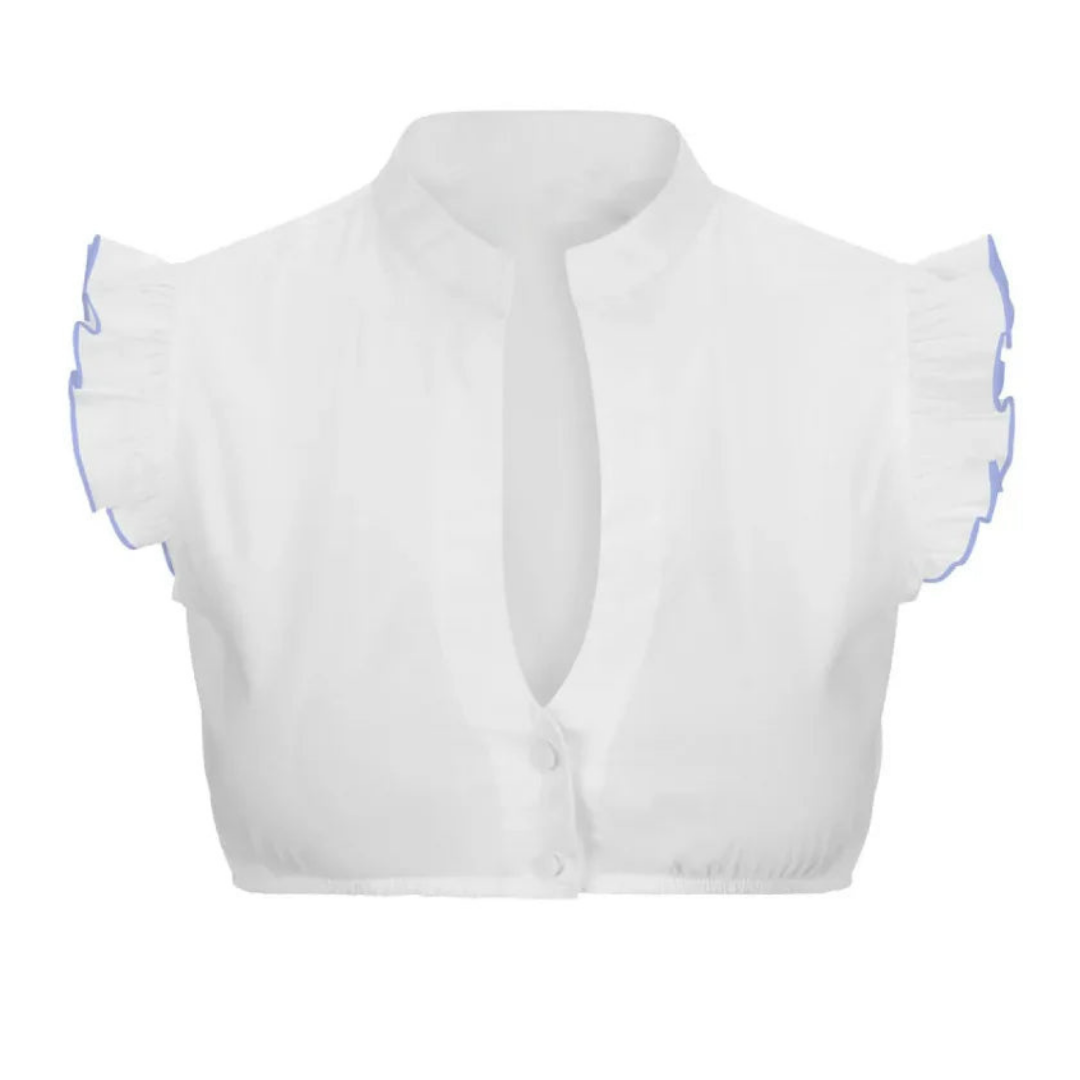 Elegante Dirndlbluse für Damen mit Knöpfen