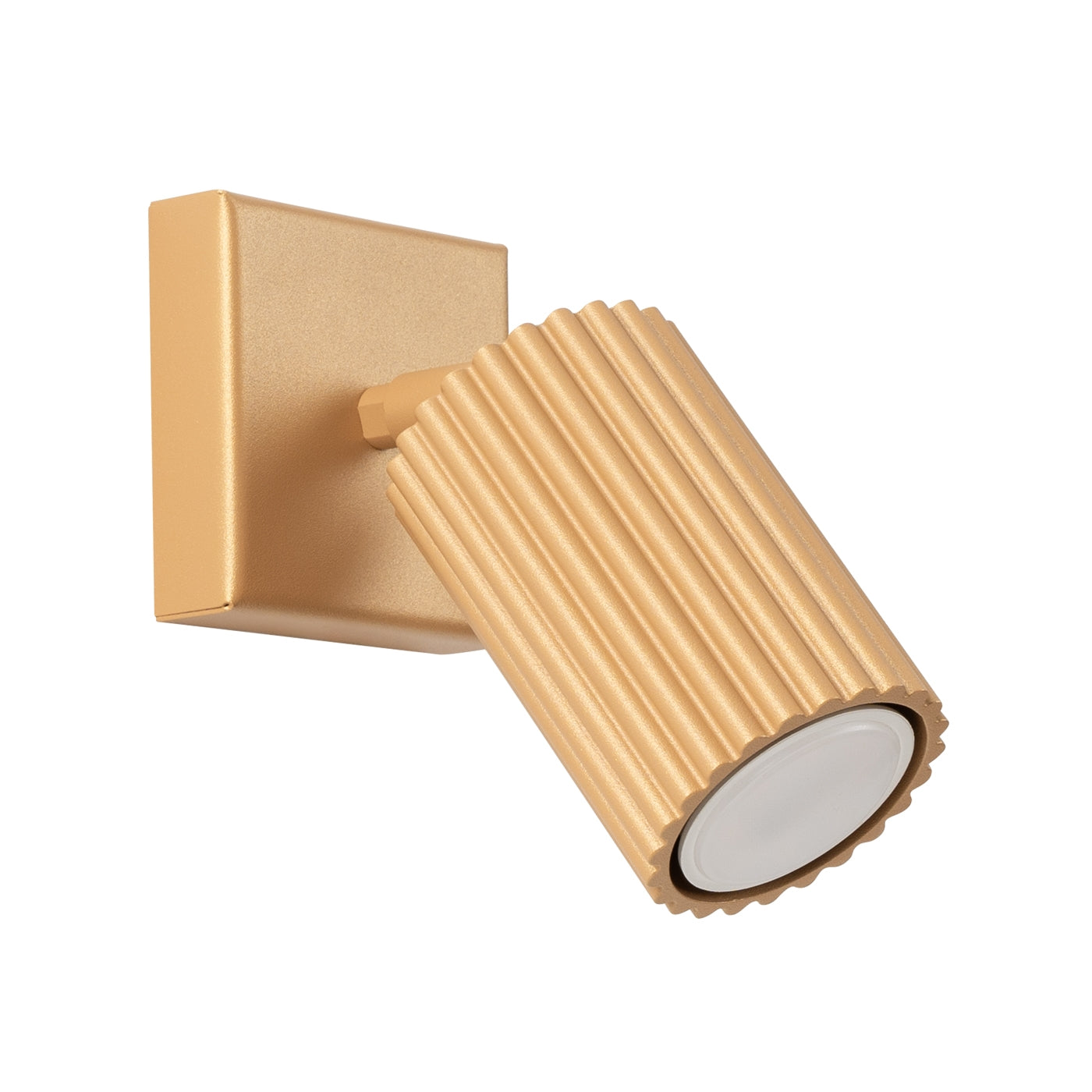 Karbon - Wandlampe Karbon Gold aus Aluminium