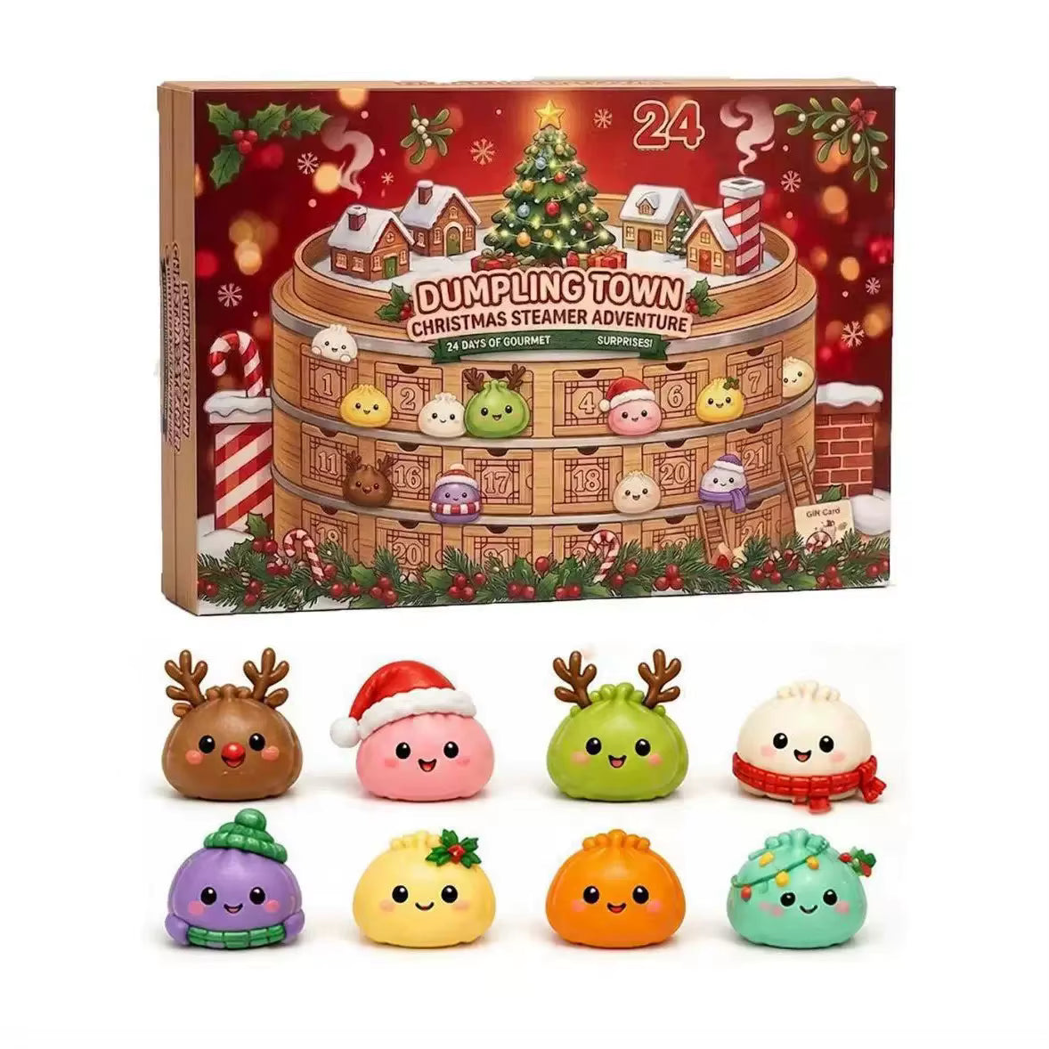 SquishNova - Adventskalender mit 24 Squishy-Spielzeugen