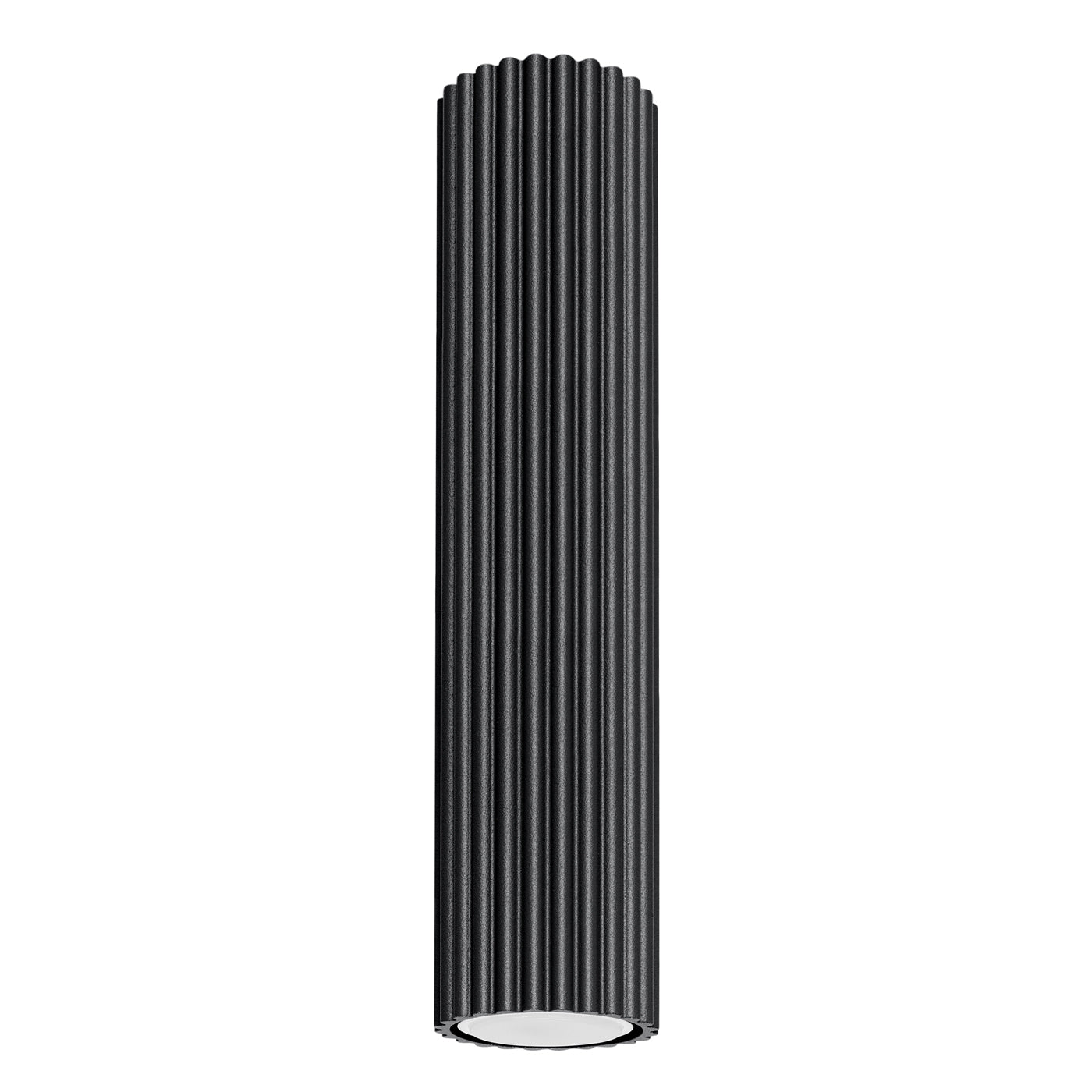 Polara - Deckenleuchte schwarz als hoher Röhren-Spot 30 cm
