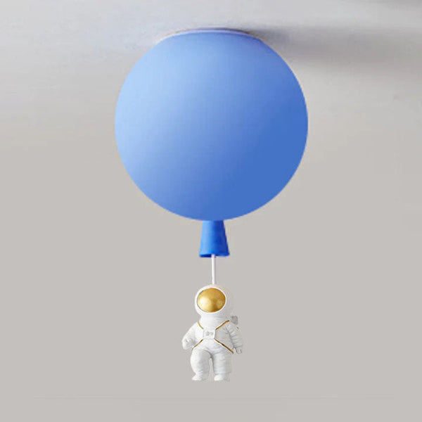 Mond - LED-Deckenleuchte Mond & Astronaut aus Acryl