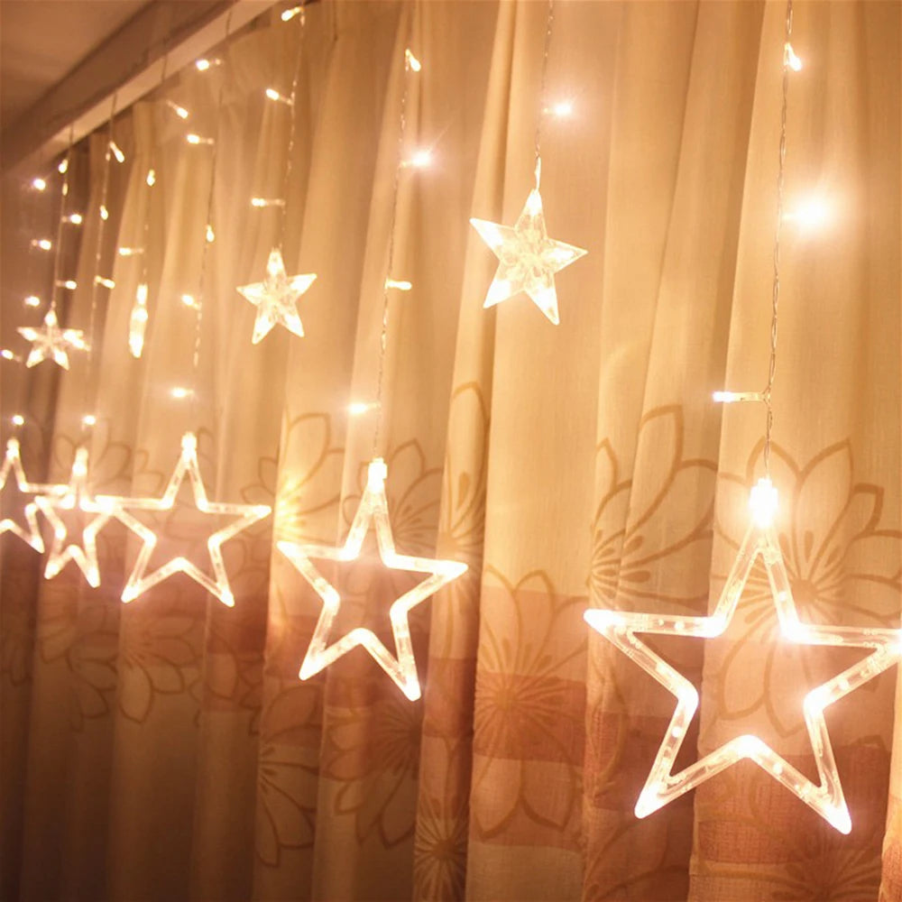Sternen-Lichterkette - LED Lichterkette