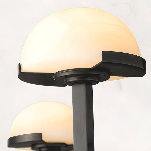 Luara - Wandleuchte in Pilzform aus Alabaster mit