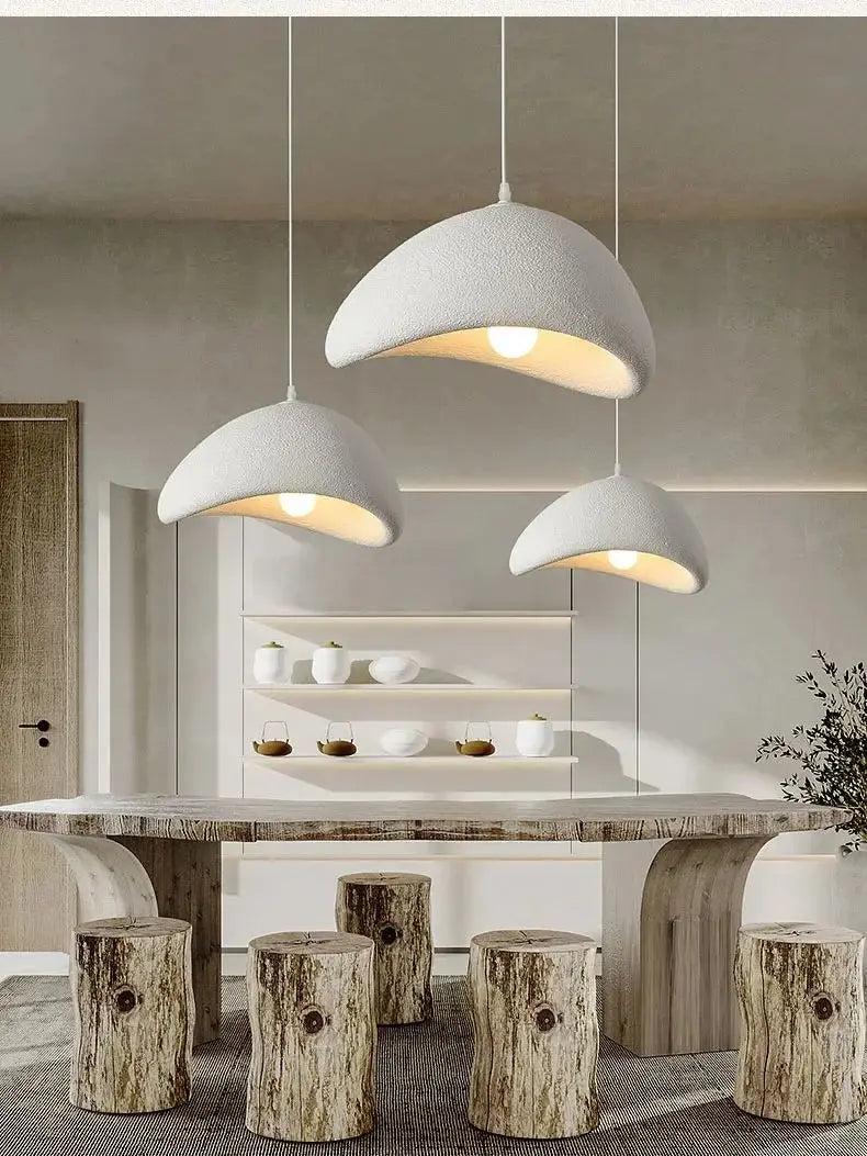 Zenita - Wabi-Sabi LED-Pendelleuchte aus Polystyrol