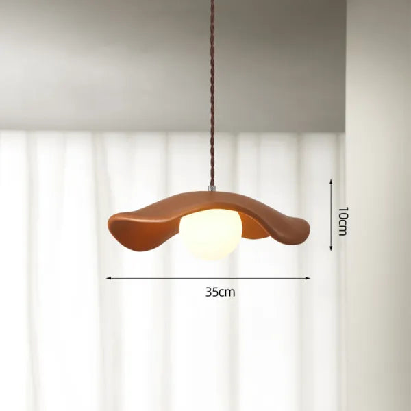 Wabi - Sabi Pendelleuchte für Esszimmer, Lotusblatt-Design,