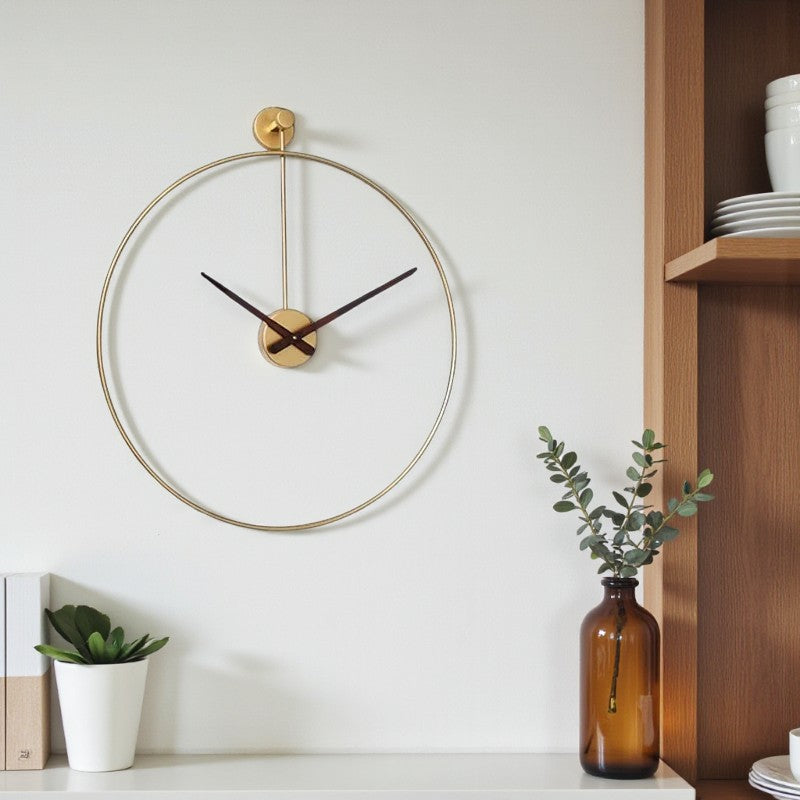 Kochia - Moderne Wanduhr minimalistisch